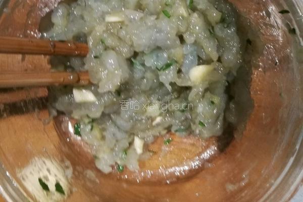 香菇虾泥球的做法图解5