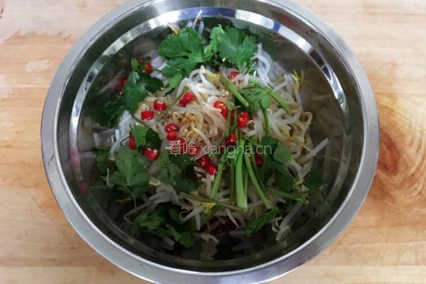 凉拌绿豆芽的做法图解6