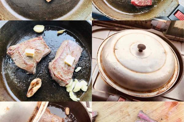 黑椒西冷牛排配鸡汁土豆泥 时蔬鲜果沙拉的做法图解10