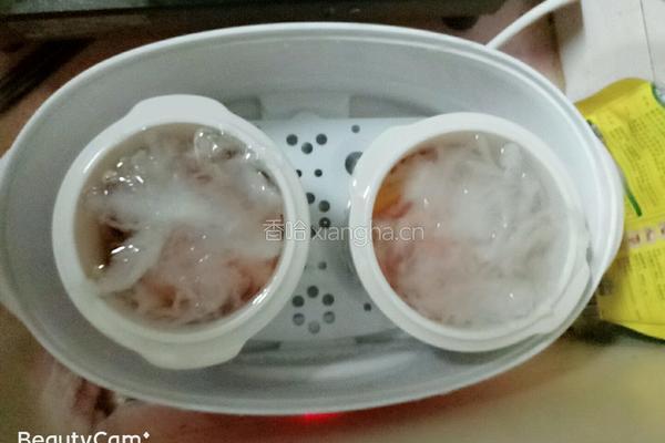 红枣木瓜炖燕窝的做法图解5