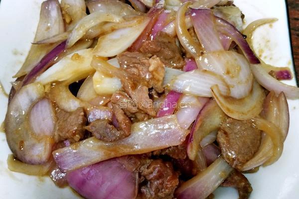 洋葱炒牛肉的做法图解16