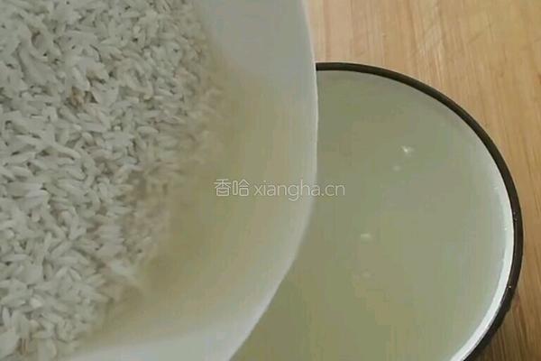 大米发面甜饼的做法图解1