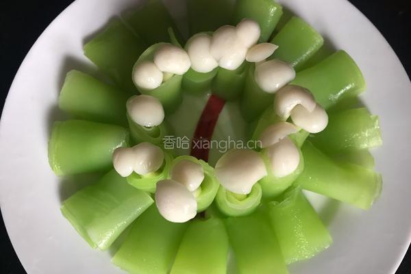 【正月十五闹元宵】翡翠白玉菇的做法图解12