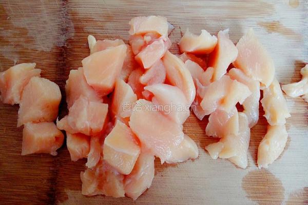 平底锅版彩椒鸡肉串的做法图解2