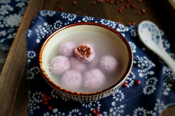 红豆沙汤圆的做法图解14