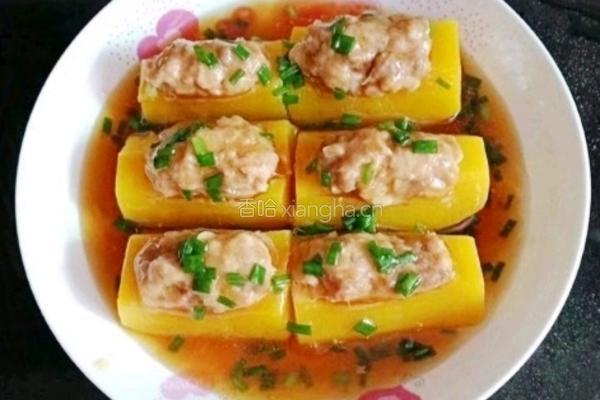 南瓜酿肉的做法图解6