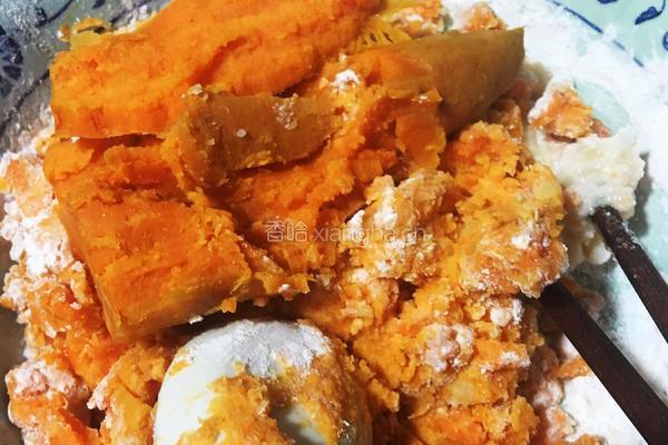 香煎牛油番薯饼的做法图解4
