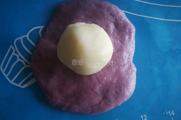 紫薯绿豆酥的做法图解9