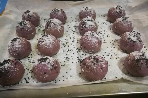 紫薯绿豆酥的做法图解19