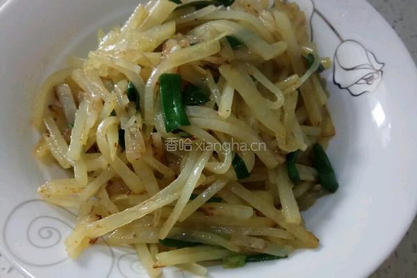 葱花土豆丝的做法图解9