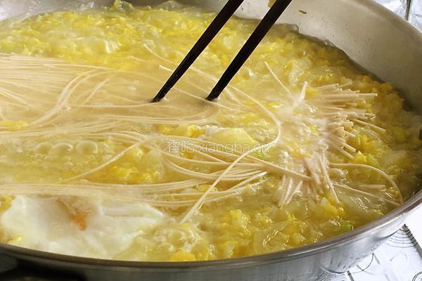 白菜鸡蛋汤面的做法图解8