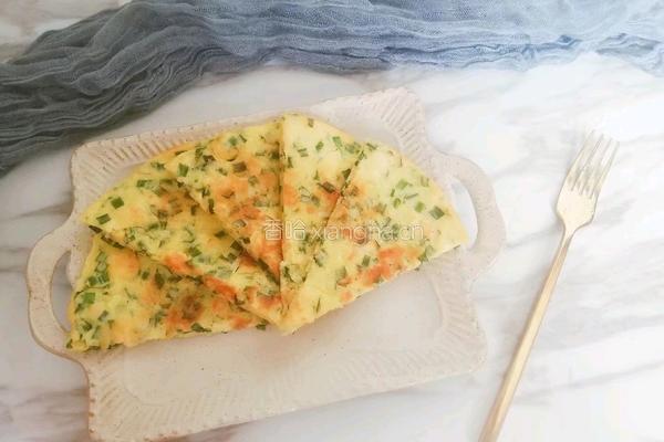 虾肉韭菜煎饼的做法图解10