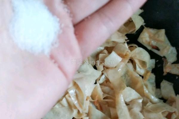 干煸蛋白肉的做法图解6