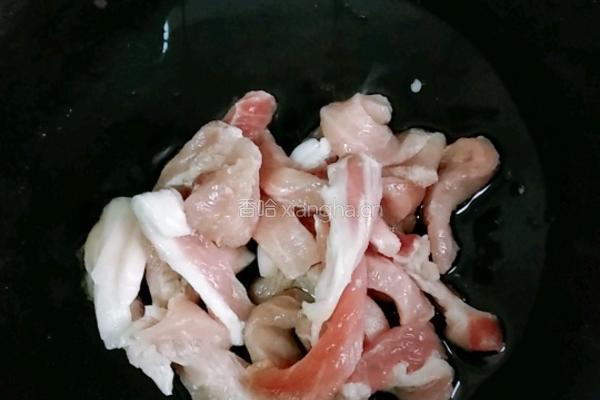 彩椒炒肉片的做法图解3