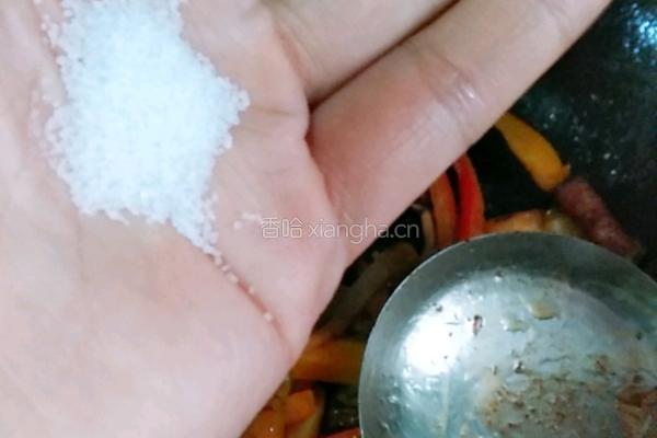 彩椒炒肉片的做法图解7