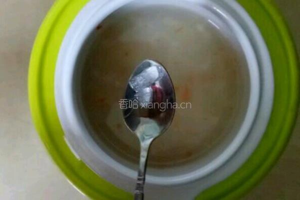 六个月宝宝营养粥的做法图解4