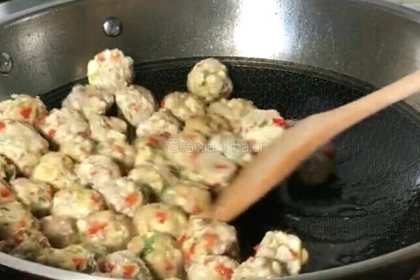 肉泥豆腐丸子的做法图解6