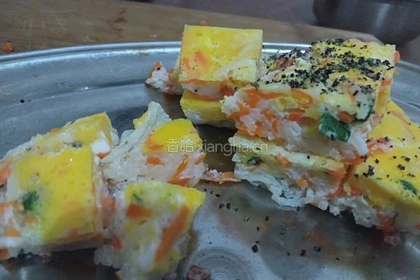 鸡蛋面条胡萝卜小方
