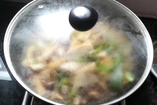 香菇炒冬笋的做法图解8