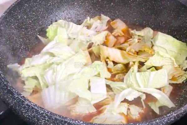 五花肉粉条炖豆腐的做法图解10