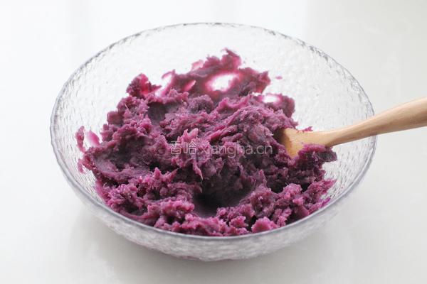 芝士焗紫薯的做法图解3