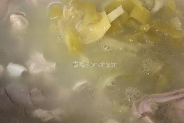 潮汕咸菜猪肚汤的做法图解11