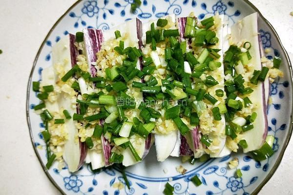 蒸姜蒜茄子的做法图解5