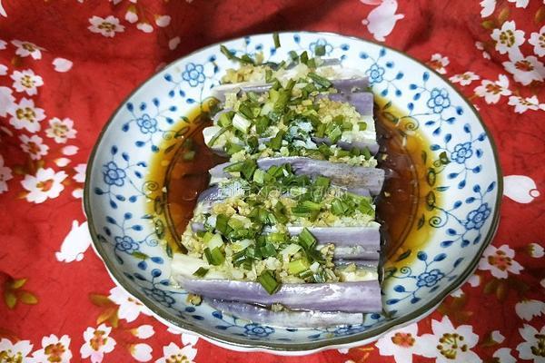 蒸姜蒜茄子的做法图解9