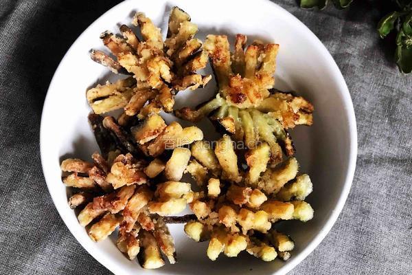 菊花茄子的做法图解9