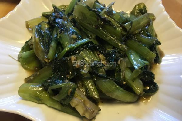 豆豉炒苦麦的做法图解6