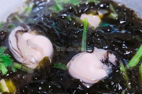 紫菜牡蛎汤的做法图解4