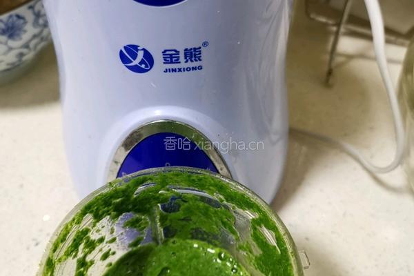 蘸水菠菜面的做法图解2