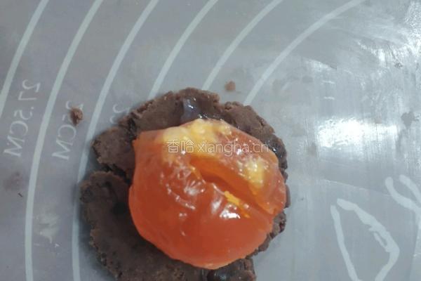 红豆蛋黄酥的做法图解6