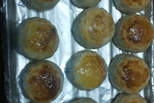 红豆蛋黄酥的做法图解9