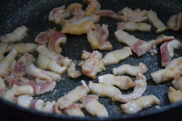 包菜炒肉的做法图解4