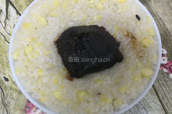 菠萝豆沙甜饭的做法图解4
