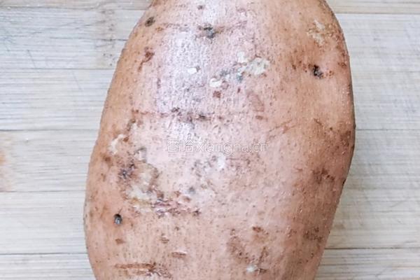 豆沙馅红薯球的做法图解1