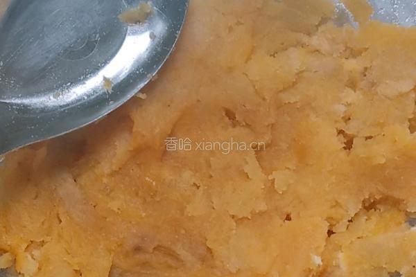 豆沙馅红薯球的做法图解2