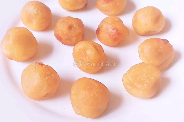 豆沙馅红薯球的做法图解12