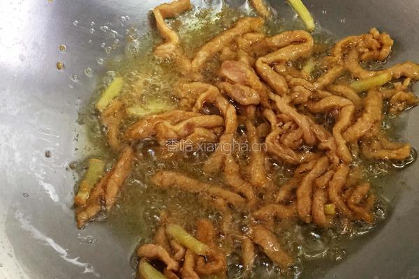 秘方肉丝炒螺丝椒的做法图解3