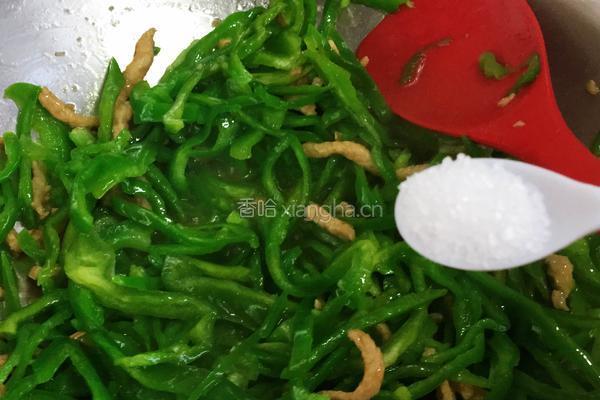 秘方肉丝炒螺丝椒的做法图解5