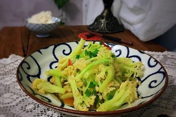 椒香花菜的做法图解9