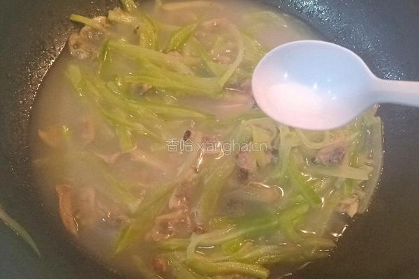 青萝卜蛤蜊肉汤的做法图解16