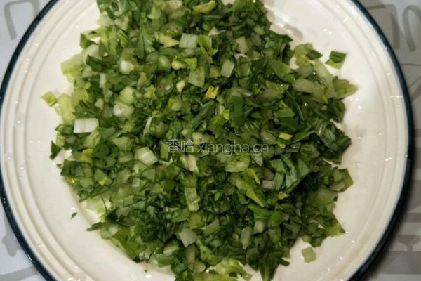 青菜鸡蛋粥的做法图解1