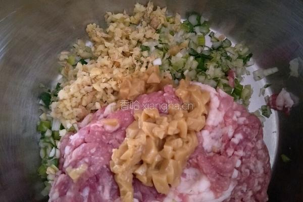 青菜香菇猪肉包的做法图解6