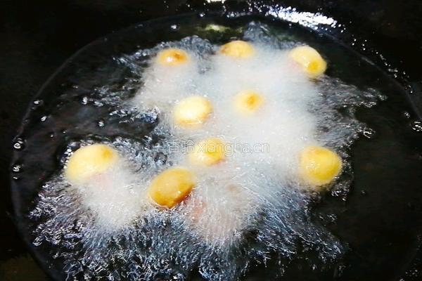 丑章鱼（炸火腿肠）的做法图解11