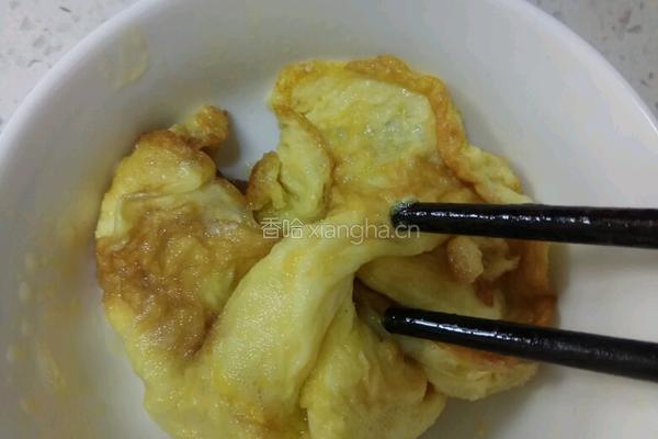 儿菜炒鸡蛋的做法图解4