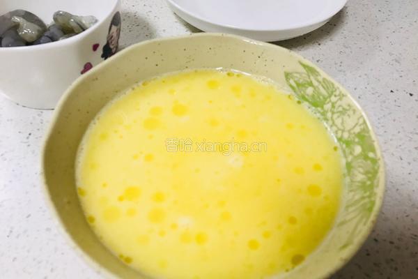 虾仁蒸蛋的做法图解5