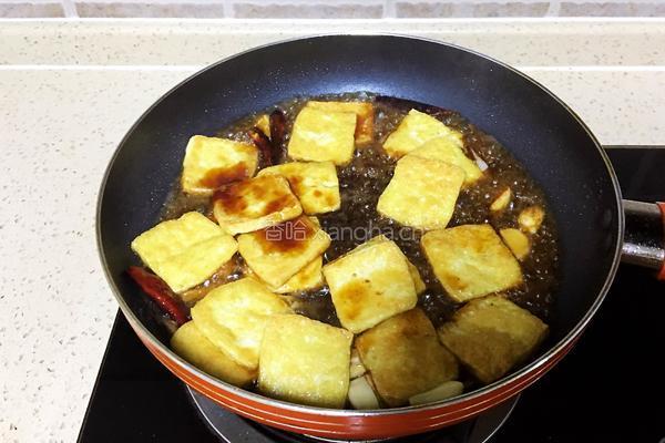 香煎豆腐的做法图解8