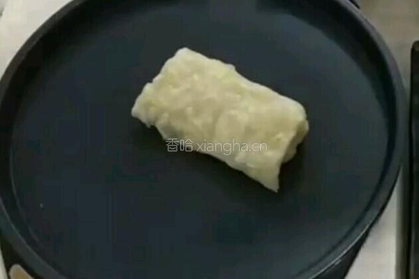 糯米花生黑芝麻饼的做法图解8